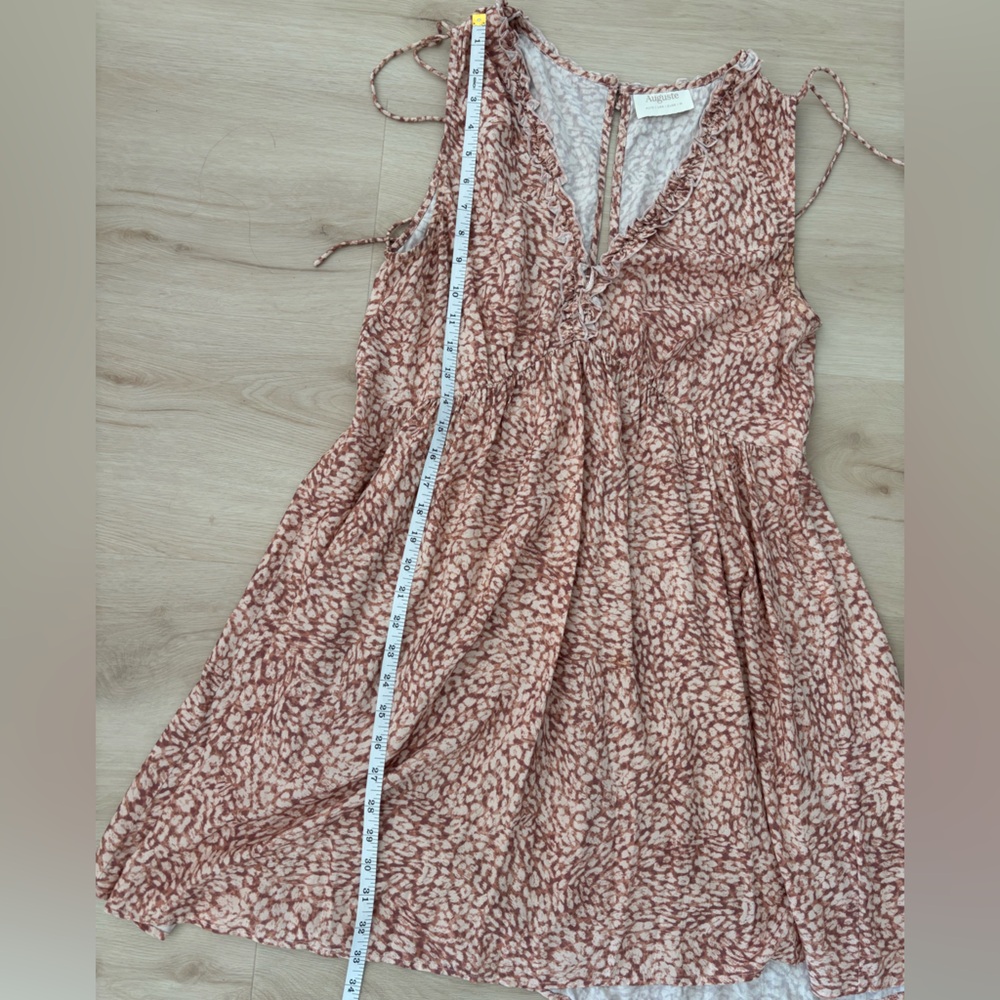 Auguste The Label Blush Patterned Midi Dress - image 8